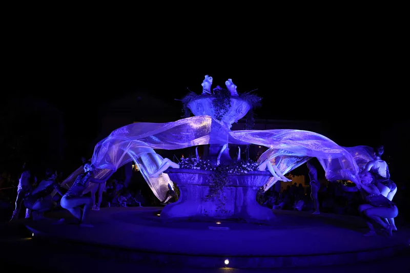 Performance scenografica della Sfilata Peperino 2023